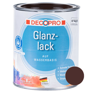 DecoPro Acryl Glanzlack 750 ml schokoladenbraun