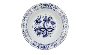 Kahla Suppenteller  "Rosella" Zwiebelmuster blau Porzellan Maße (cm): H: 3,8  Ø: [22.3] Geschirr & Besteck