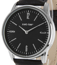 Bild 2 von Zeit-Bar Funk-Armbanduhr, Alu-Gehäuse, Leder-Uhrband