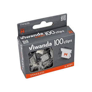 Viwanda Clips für Paper Clipper, Größe 6.4mm