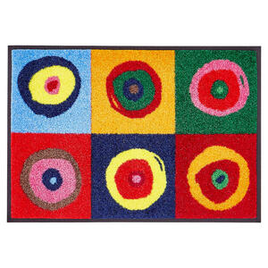 Esposa Fußmatte 40/60 cm multicolor , Sergej , Textil , 40x60 cm , Velours , rutschfest, für Fußbodenheizung geeignet , 004336001651