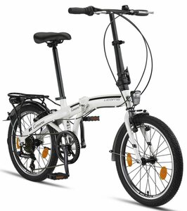 Licorne Bike Klapprad »Licorne Bike Conseres Premium Falt Bike in 20 Zoll - Fahrrad für Herren, Jungen, Mädchen und Damen - Shimano 6 Gang-Schaltung - Hollandfahrrad«