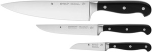 WMF Messer-Set Spitzenklasse Plus, (Set, 3 tlg.), Messerklingen aus Spezialklingenstahl