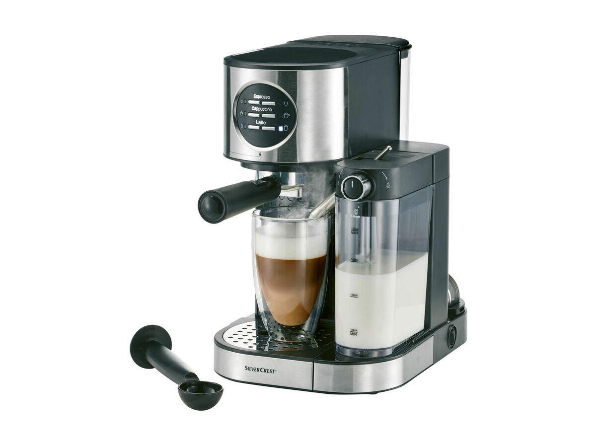 Bild 1 von SILVERCREST® Espressomaschine mit Milchaufschäumer »SEMM 1470 A2«