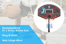 Bild 4 von L.A. Sports Basketballkorb Ständer höhenverstellbar Ringhöhe 205-260cm