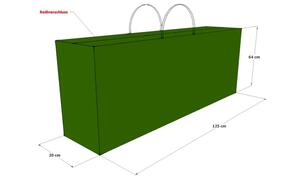 Grasekamp Kissentasche Schutztasche Tragetasche  für 2 Rollliegen Auflagen Grün