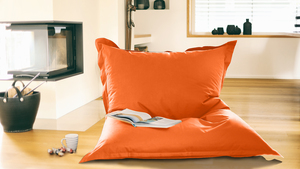 Kinzler Outdoorfähiger XL Sitzsack MESO, ca.100x140 cm, Farbe: Orange