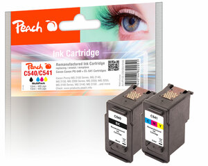 Peach Spar Pack Tintenpatronen kompatibel zu Canon PG-540, CL-541