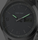 Bild 3 von Zeit-Bar Funk-Armbanduhr mit Datums- und Wochentagsanzeige, Leuchtzeiger