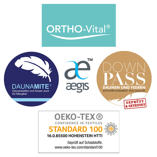 Bild 3 von Ortho-Vital Luxus Sommer-Daunendecke - Ca. 135 x 200 cm