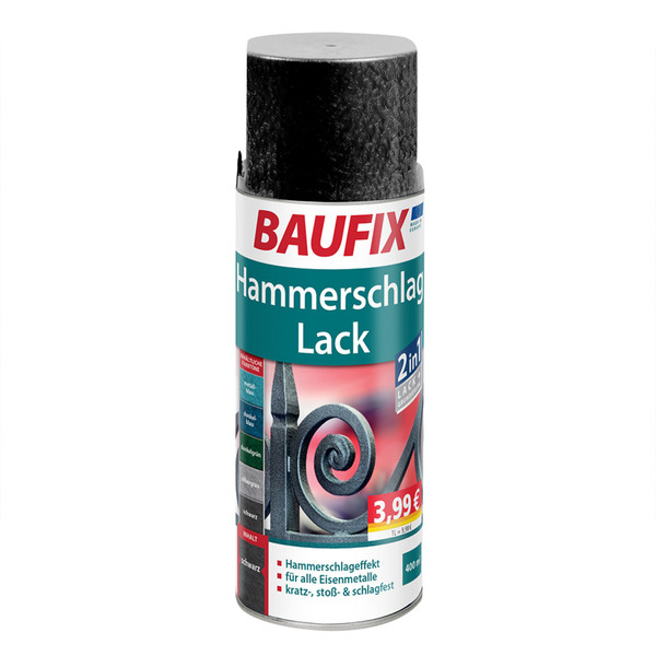 Bild 1 von BAUFIX Hammerschlaglack 400ml dunkelgrün 6er Set