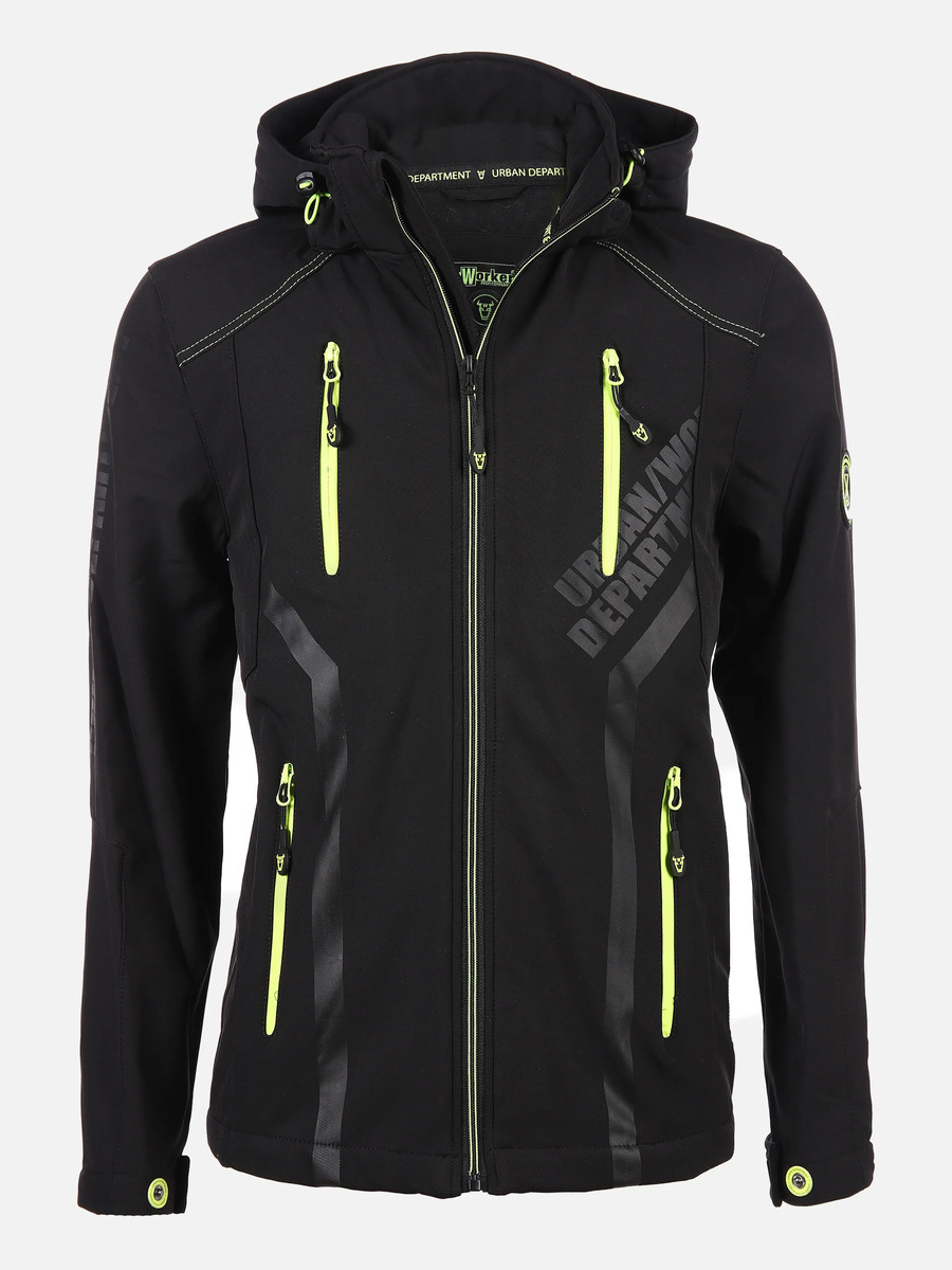 Bild 1 von Herren Softshelljacke mit vielen Details
                 
                                                        Schwarz