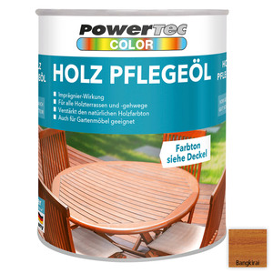 Powertec Color Holz-Pflegeöl - Bangkirai