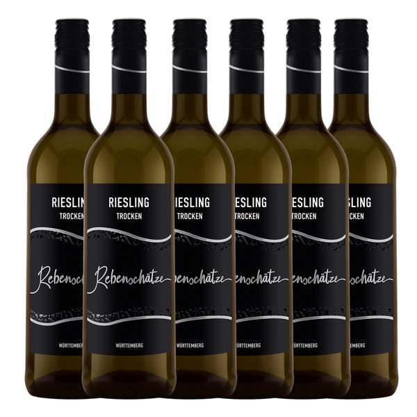 Bild 1 von Rebenschätze Riesling Qualitätswein trocken 6er Karton