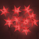 Bild 4 von AMARE LED 10er Sternenlichterkette rot Durchmesser der Sterne je 12 cm, Länge der Kette 6,75 m (zzgl
