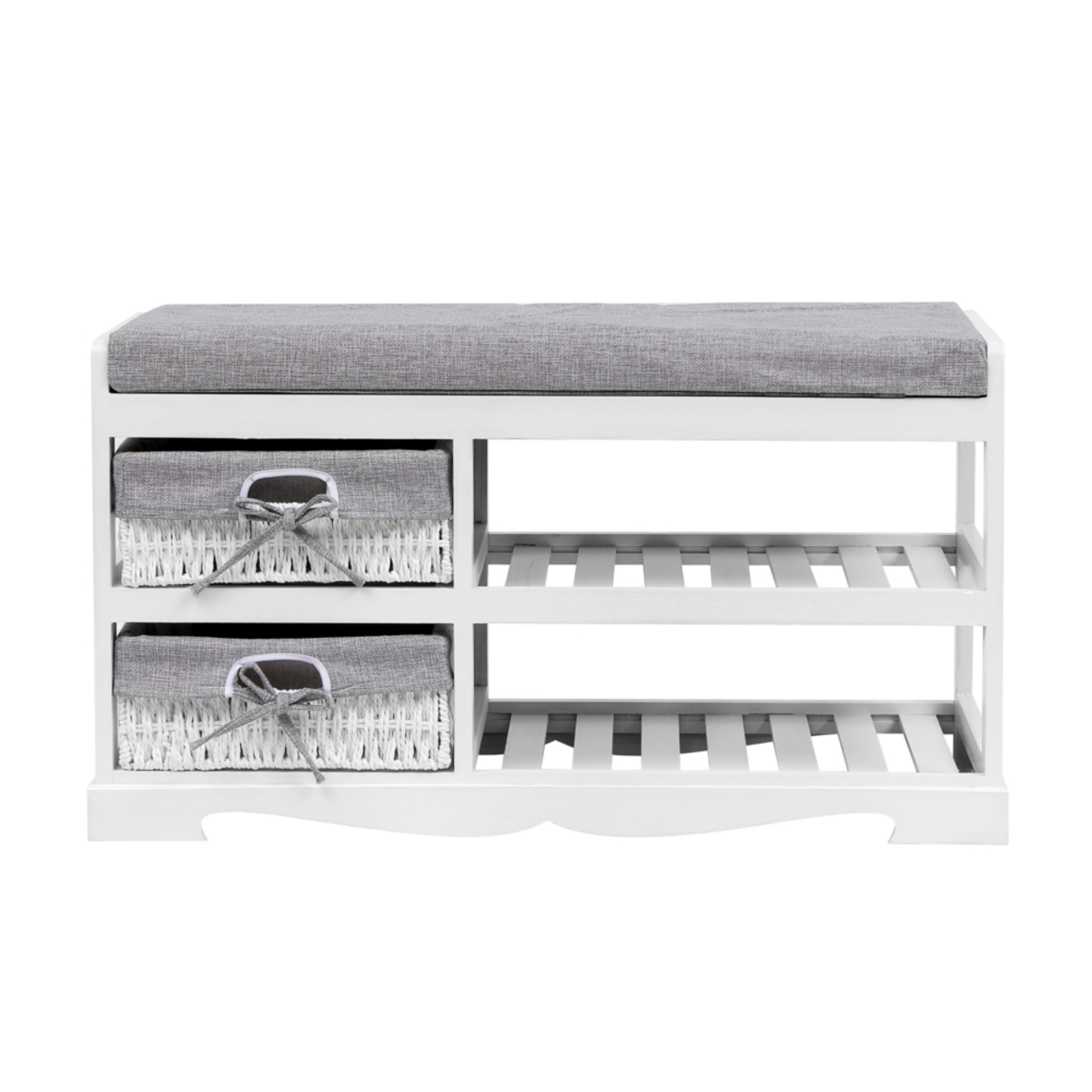 Bild 2 von Happy Home Sitzbank Mit Schuhablage HFH27-WEI weiß