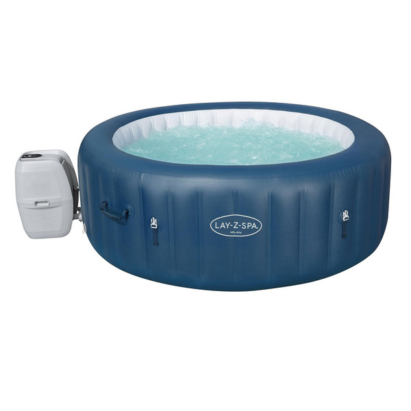 Bild 1 von Whirlpool 'Lay-Z-Spa™ Milan AirJet Plus' blau/weiß 196 x 71 cm