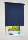 Bild 1 von Bella Casa Mittelzugrollo Uni, lichtdurchlässig, 122 x 180 cm dunkelblau