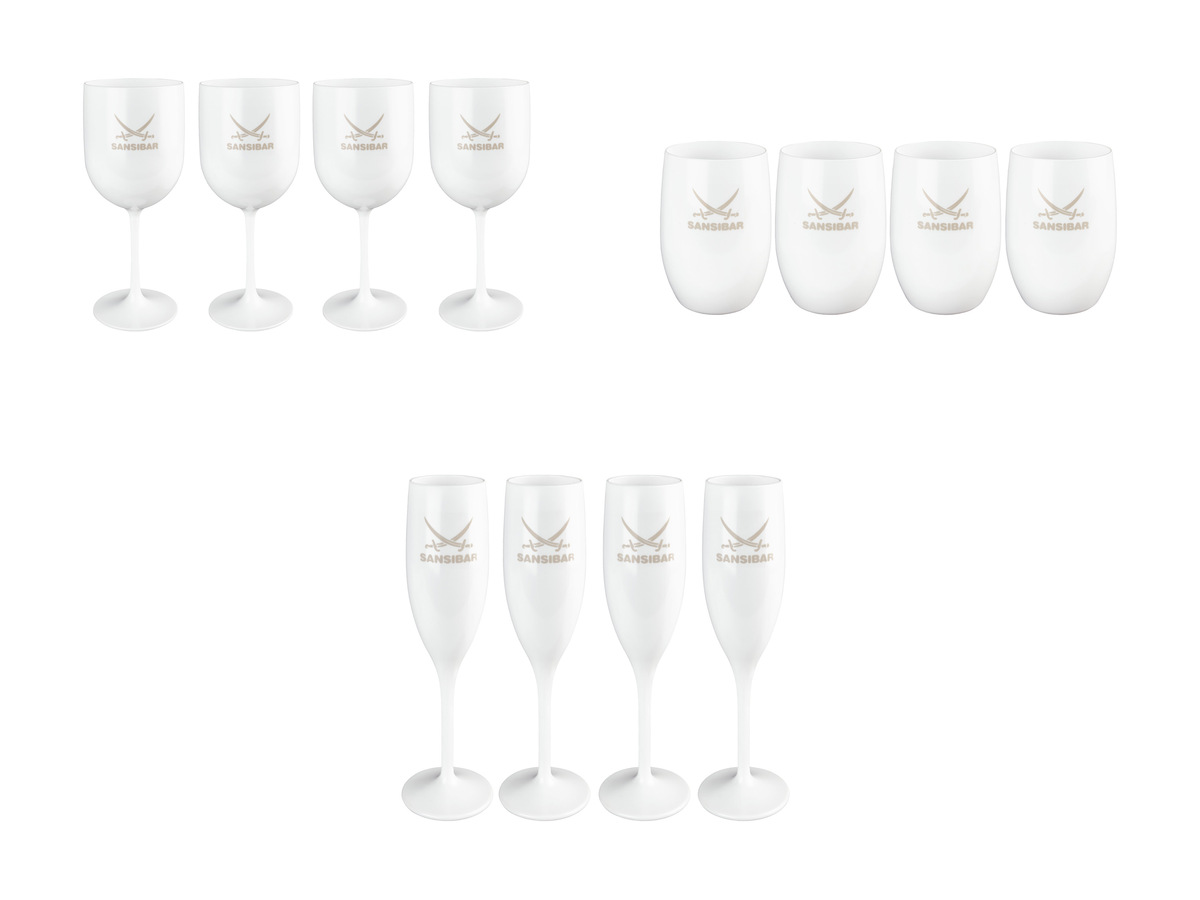 Bild 1 von SANSIBAR Weingläser \ Champagnergläser \ Trinkgläser, 4-teilig