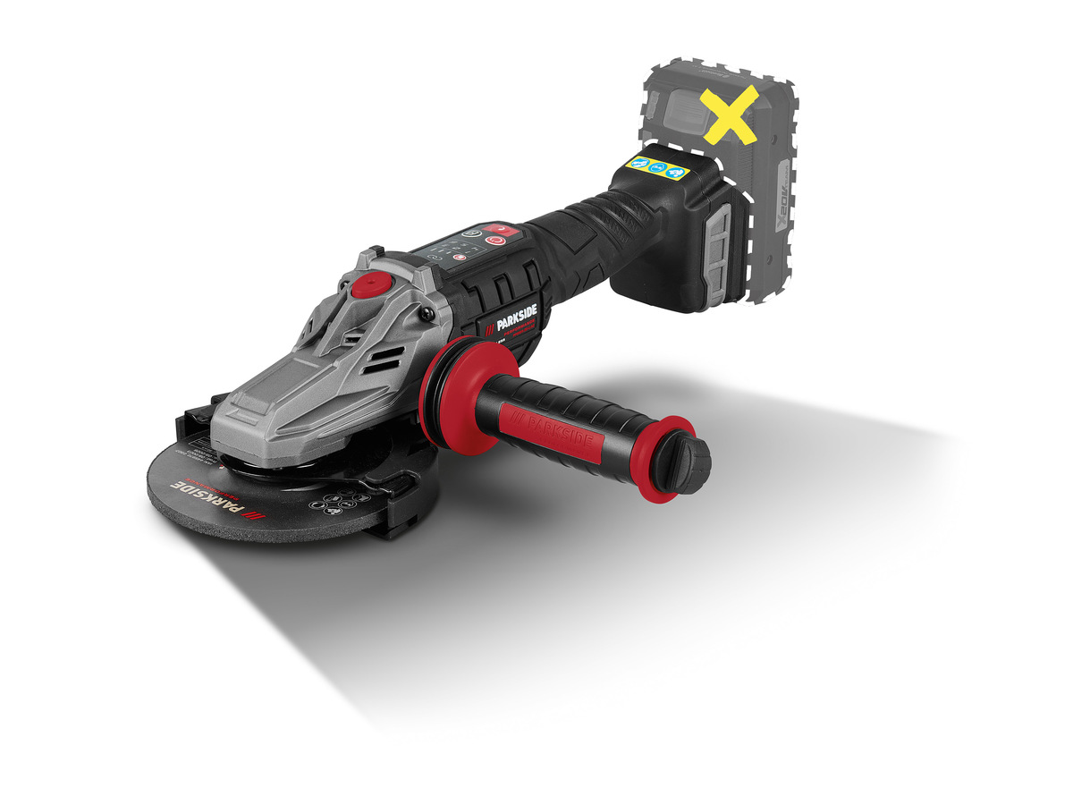 Bild 1 von PARKSIDE PERFORMANCE® 20 V Akku-Flachkopf-Winkelschleifer »PPWSFA 20-Li A2«, ohne Akku und Ladegerät