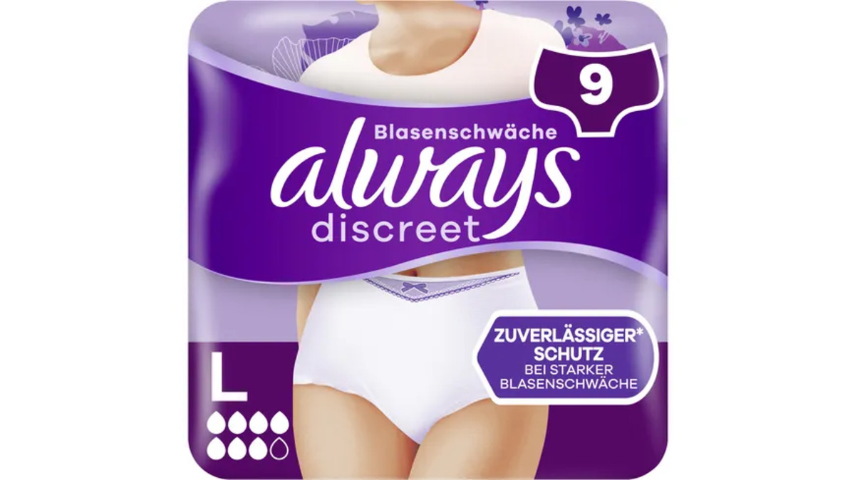Bild 1 von always discreet Inkontinez Höschen Gr. L