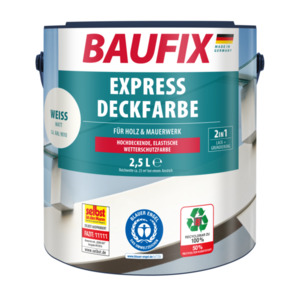 Baufix Express-Deckfarbe, Weiß