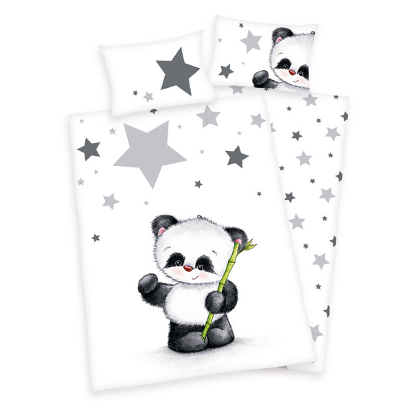 Bild 1 von Panda Bettwäsche, Größe: 100 x 135 cm