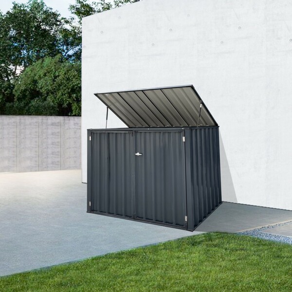 Bild 3 von HC Garten & Freizeit Mülltonnenbox mit Abdeckung