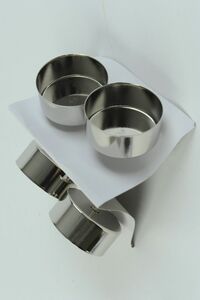 Kaemingk Metall-Teelicht mit Dorn
, 
4,2 x 7,5 cm, silber