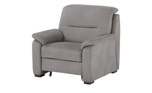 meinSofa Sessel mit ausziehbarem Hocker - grau - 100 cm - 92 cm - 95 cm - Polstermöbel