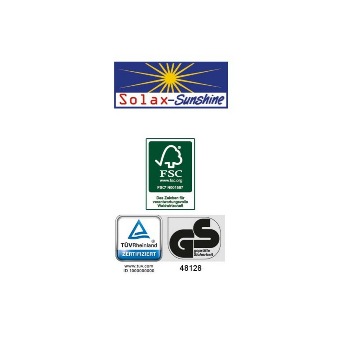 Bild 2 von Solax-Sunshine Geflecht-Stapelstuhl "Genua", Grau-Anthrazit SE