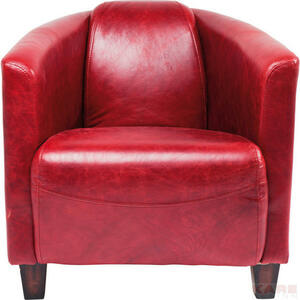 Kare-Design SESSEL Echtleder Rot  Cigar Lounge Red  Leder