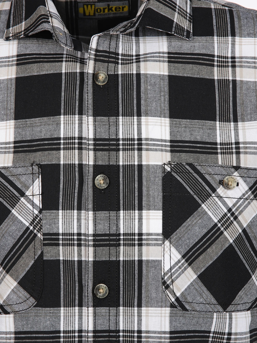 Bild 3 von Herren Arbeitshemd mit zwei aufgesetzten Taschen
                 
                                                        Schwarz