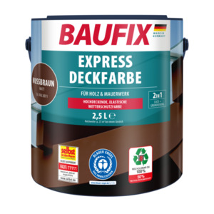 Baufix Express-Deckfarbe, Nussbraun