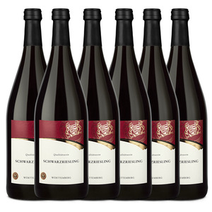 Württemberger Schwarzriesling Qualitätswein lieblich 6er Karton