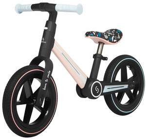Skiddoü Ronny Rosa faltbares Laufrad für Kinder bis 30 kg Aluminiumrahmen Kinderrad verstellbar Rad