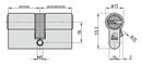 Bild 2 von BASI - Profil-Doppelzylinder - V55 30/40 mm - Gleichschließend Nr. 20