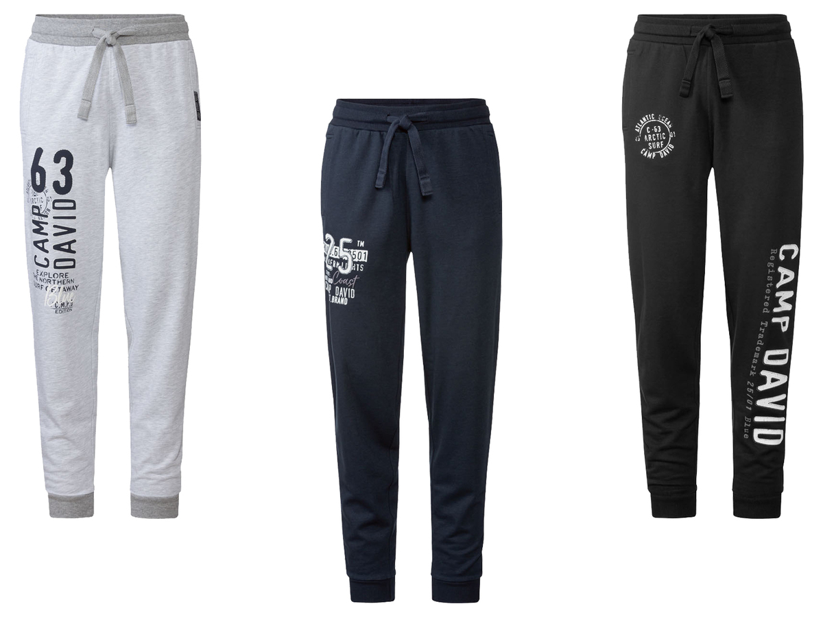 Bild 1 von Camp David Herren Sweathose, aufwendige Drucke mit Stickereien