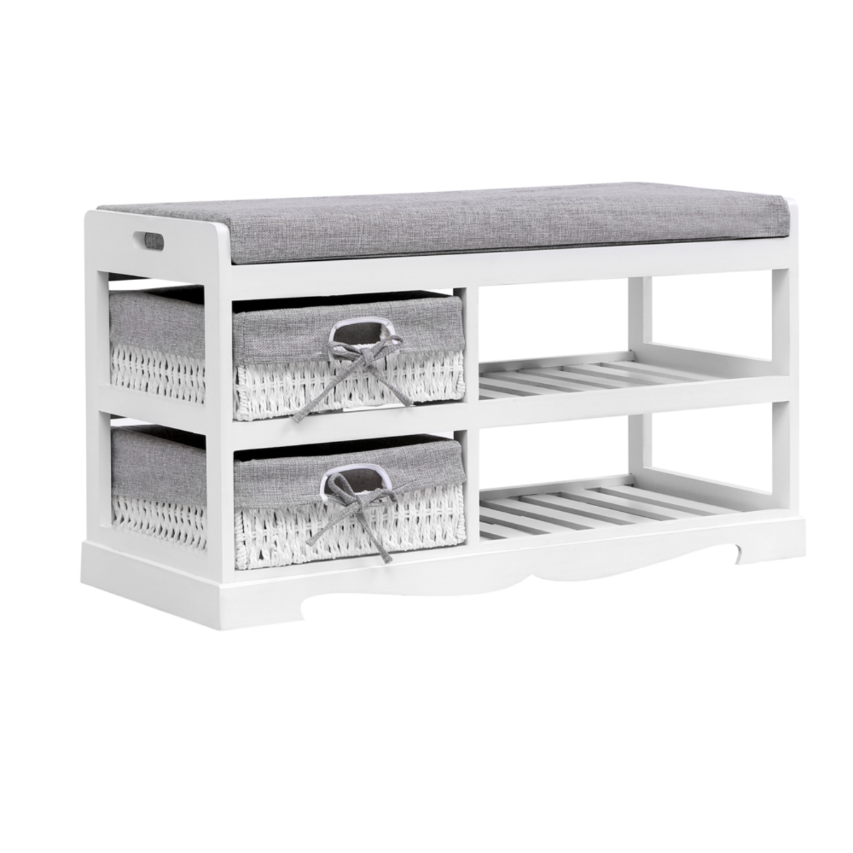 Bild 4 von Happy Home Sitzbank Mit Schuhablage HFH27-WEI weiß
