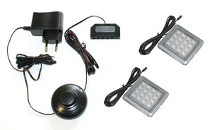 LED Beleuchtung weiß Maße (cm): B: 6 H: 6 T: 1 Lampen & Leuchten