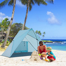 Bild 3 von Outsunny Strandmuschel Strandzelt mit UV50+ Sonnenschutz Meshfenster Tragetasche Campingzelt 2-3 Per