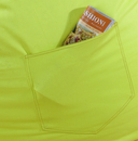 Bild 2 von Kinzler Outdoorfähiger Sitzsack "Kimi", ca. 55x110 cm, Farbe:Grün