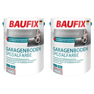 BAUFIX professional Garagenboden Spezialfarbe silbergrau 5l - 2er Set