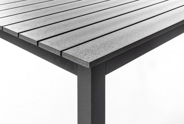 Bild 2 von Solax-Sunshine Alu-Gartentisch "Genua", Grau-Anthrazit SE