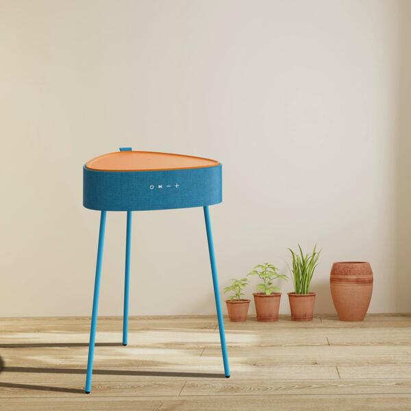 Bild 1 von Fontastic Drahtloser Lautsprecher Mesu im Tisch Design blau