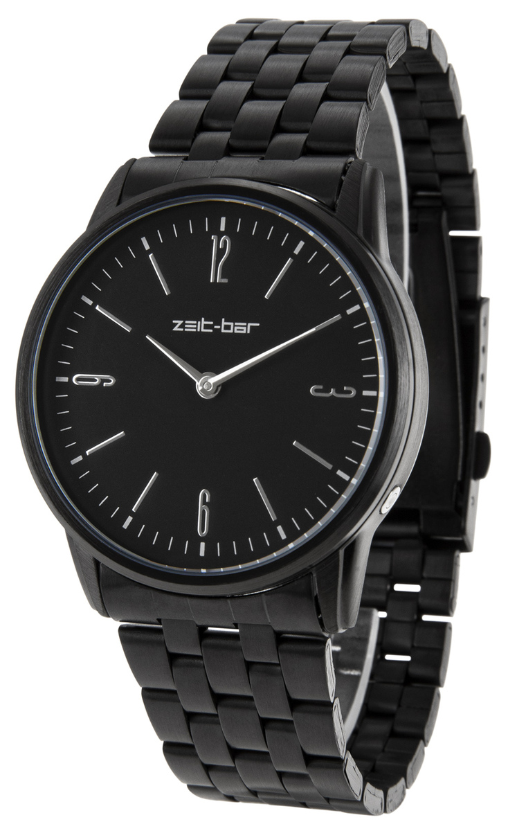 Bild 1 von Zeit-Bar Funk-Armbanduhr, Alu-Gehäuse, Edelstahl-Uhrband