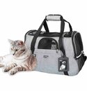 Bild 1 von Abistab Pets Tiertransporttasche »faltbar Transportbox für Katze und kleine Hunde« bis 5,00 kg, für Auto- und Flugreisen mit ID-Tag und zusätzlichen Tragegurten