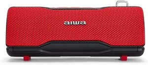 Aiwa BST-500RD Rot Bluetooth Lautsprecher Boombox TWS, IP67, 12W, Hyperbass, Freisprechfunktion