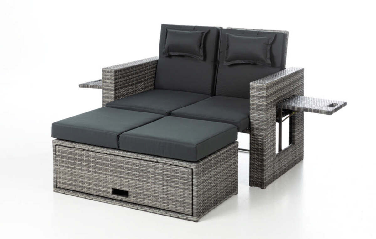 Bild 2 von HC Garten & Freizeit 3 in 1 Multifunktionsliege inkl. Kissen