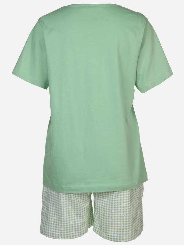 Bild 2 von Damen Schlafshorty mit kurzem Arm
                 
                                                        Grün